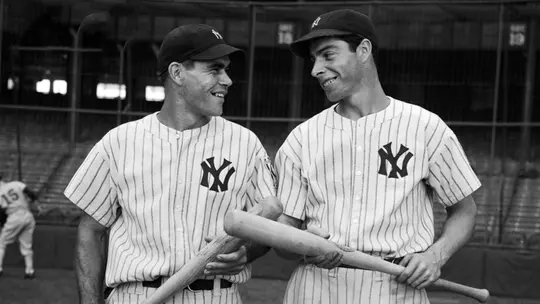 Charlie Keller with Joe Dimaggio
