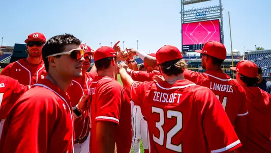 Outfielder Luke Zeisloft (32)
B1G Tournament Game 3 vs. Nebraska at Charles Schwab Field in Omaha, NE on Saturday, May. 27, 2023.
Chris Lyons/Maryland Terrapins