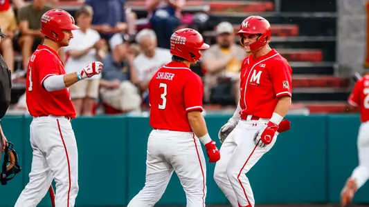 Infielder Matt Shaw (6) Catcher Luke Shliger (3)
Maryland Baseball vs. Minnesota at Bob "Turtle" Smith Stadium in College Park, MD on Friday, May. 12, 2023.
Chris Lyons/Maryland Terrapins