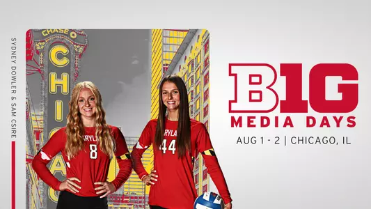 Big Ten Volleyball Media Days Graphic