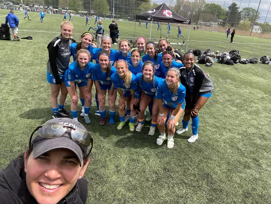Keri Sarver with her club team