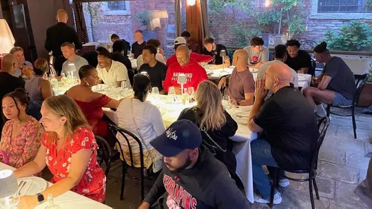 Maryland Men's Basketball - 2023 Italy Tour - Dinner In Venice