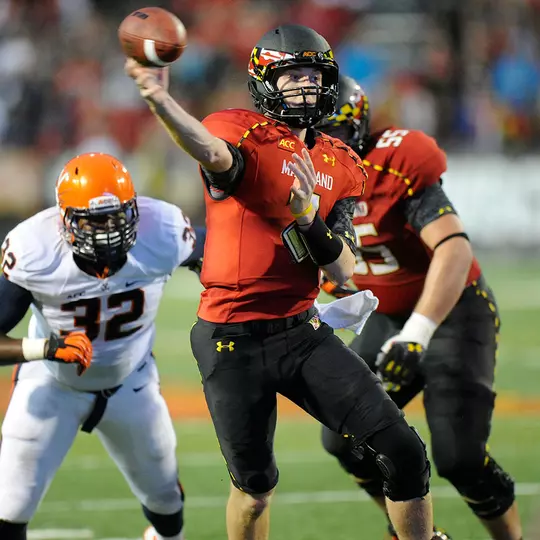 Caleb Rowe threw for 332 yards in a 27-26 come-from-behind win vs. Virginia in 2013