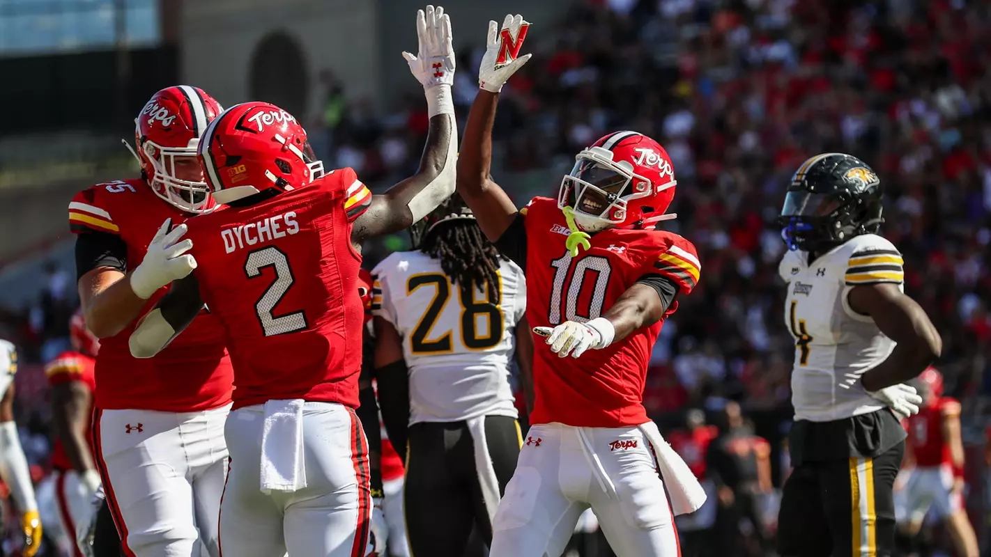 Corey Dyches and Tai Felton Celebration