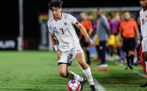 Defender Luca Costabile (3)
Maryland Terrapins vs. University of Michigan at Ludwig Field in College Park, MD on Thursday September 14, 2023.
Riley Rumbley/Maryland Terrapins