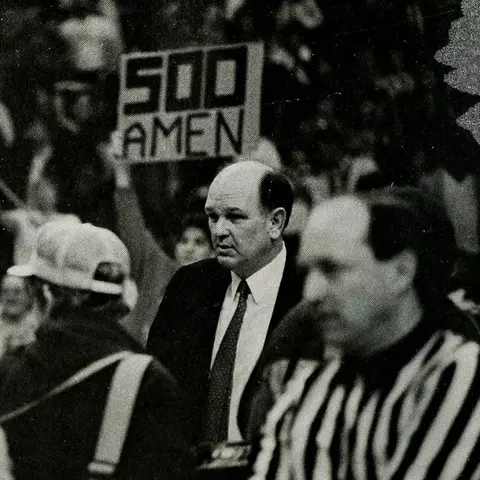 Lefty Driesell earned his 500th career win with a 91-38 victory over Towson on February 21, 1985