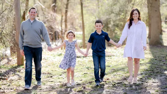 BJ, Maeve, Mikey, and Kim McFarland