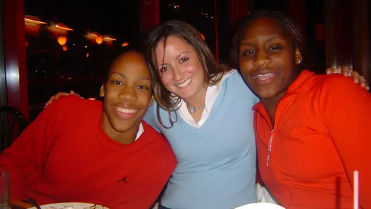 Laura Harper, Kim Lynch, and Crystal Langhorne