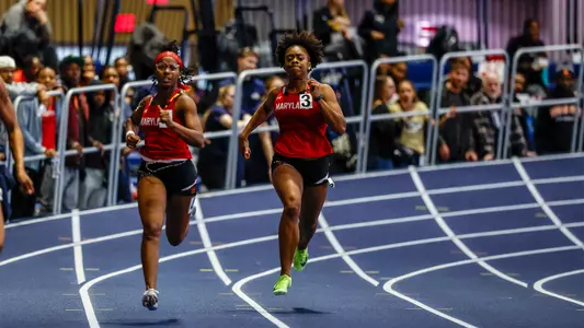 Victoria Teasley and Armanie Coleman at Navy Invitational