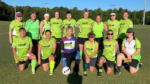 Kim Chorosiewski on the Breakers Soccer Club