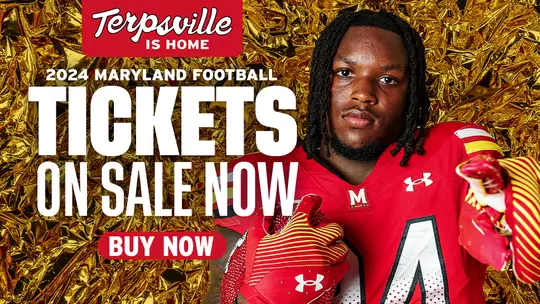 2024 Maryland Football Single Game Ticket Ad