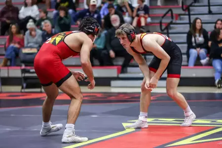 Luke Jacobs, Nathan Perry
Maryland Wrestling Red vs. Black Match at The Xfinity Center Pavilion in College Park, MD on Friday, Oct 25, 2024.
Rose Fernandes/ Maryland Athletics