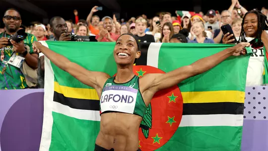 Thea Lafond at the 2024 Paris Olympics