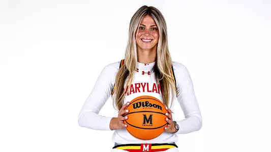Saylor Poffenbarger posed white background