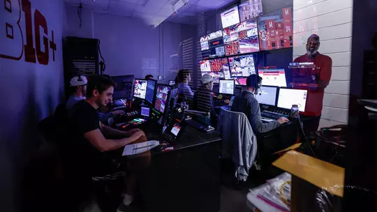 BTN+ Megacast Control Room