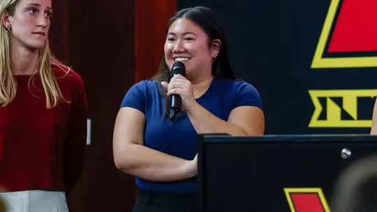 Zoe Huang at the 2024-25 Gossett Fellows Capstone Presentations