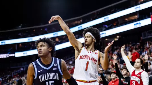 Maryland Men's Basketball vs. Villanova at the Prudential Center in Newark, New Jersey on Sunday, November 24, 2024.
Dylan Davies/Maryland Athletics