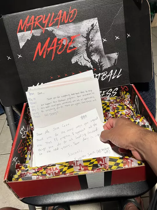 Maryland Football: Sending Thanks