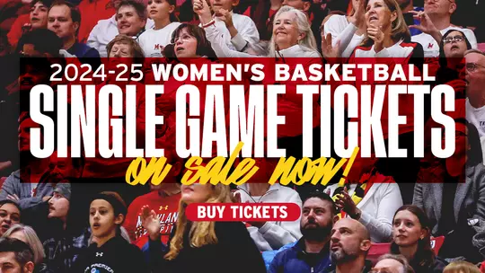 2024-25 Women's Basketball Single Game Tickets Ad