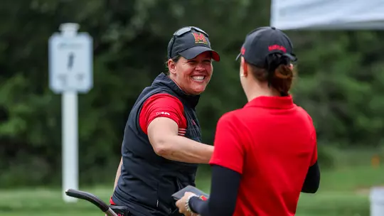 Kelly Hovland celebration