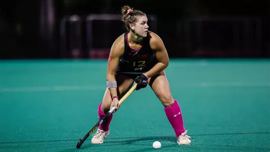 Josie Hollamon action shot vs American