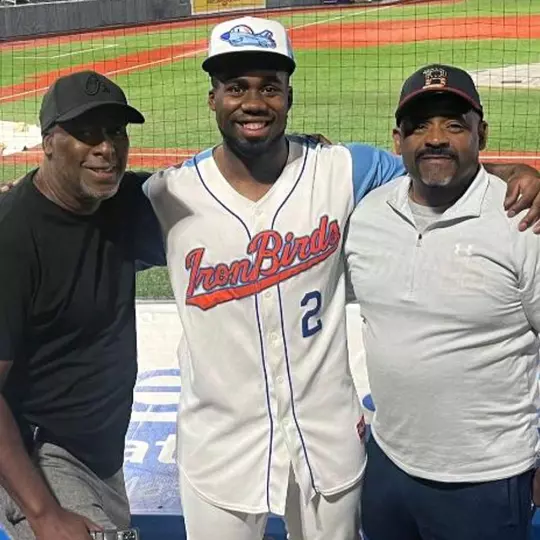 Maxwell Costes with his rec league coaches
