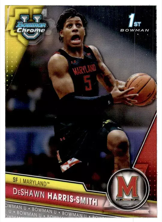 DeShawn Harris-Smith Bowman Chrome U card