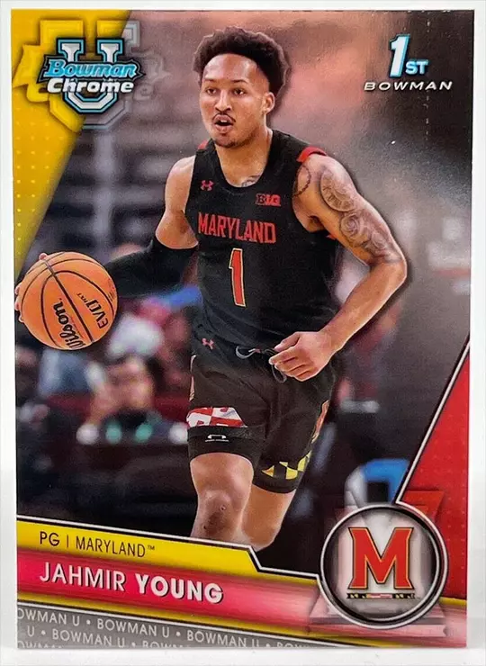 Jahmir Young Bowman Chrome U card