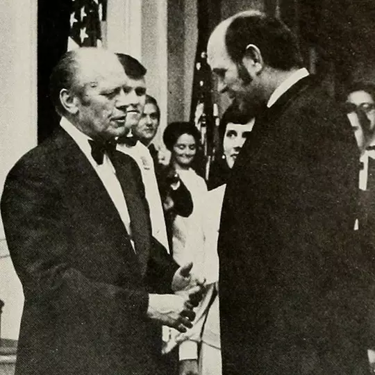 President Gerald Ford and Lefty Driesell
