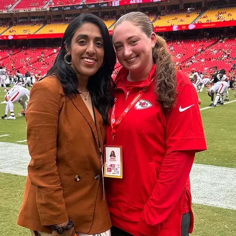 Abir Chaudhry and Amanda Hilman