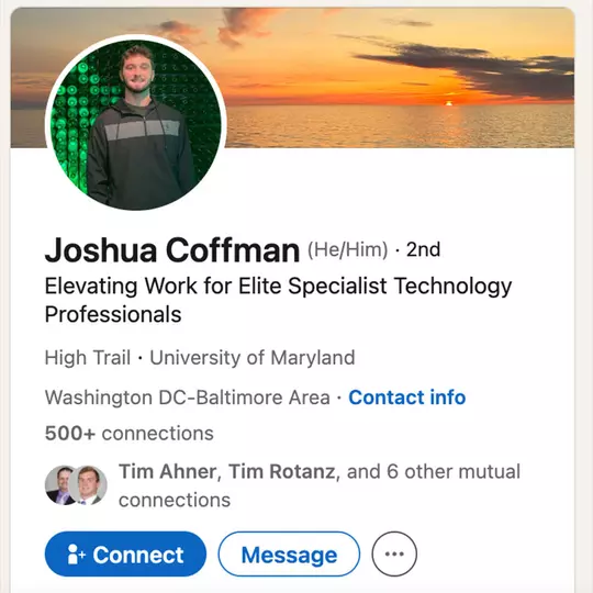 Joshua Coffman Linkedin Profile