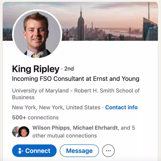 King Ripley Linkedin Profile