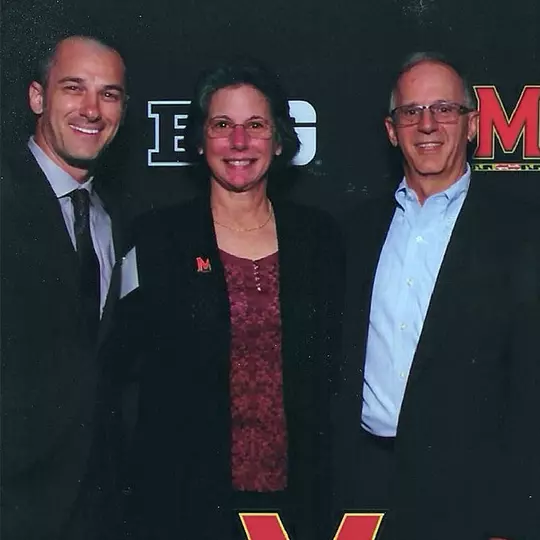 Brett Nelligan with Andy and Jackie Fox