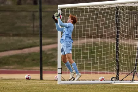 Goalkeeper Saxon Wolcott (0)
Maryland Men's Soccer vs William & Mary at Ludwig Field in College Park, MD on Saturday March 2, 2024.
Allison Mize/Maryland Terrapins