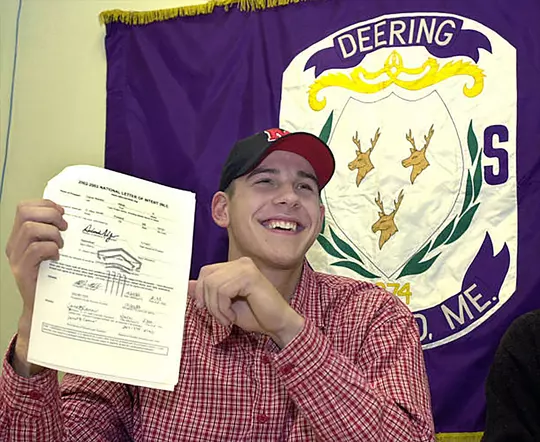Nik Caner-Medley signs his NLI to attend the University of Maryland