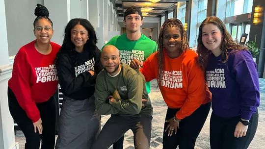 Dom Solis at the 2024 NCAA Student-Athlete Leadership Forum