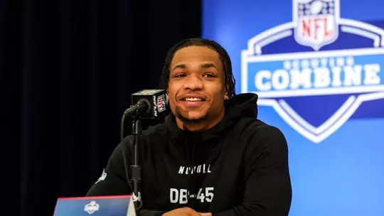 Beau Brade at the NFL Combine
