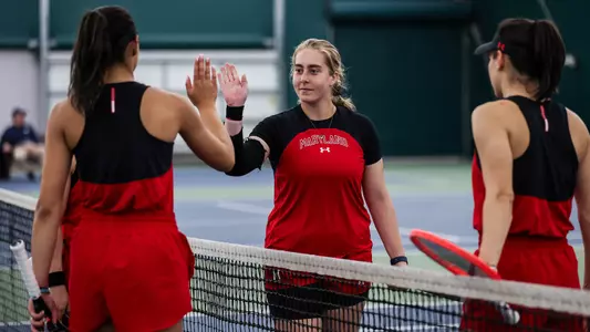 Francesca Feodorov High Fives Teammate