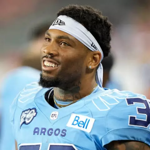 Javon Leake with the Toronto Argonauts