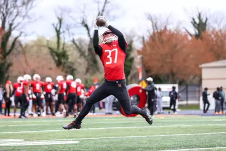 Defensive Back Carson Petitbon (37)
Maryland Football during Baltimore Day spring practice at Hughes Memorial Field at Morgan State University in Baltimore, MD on Saturday April 6, 2024.
Dylan Davies/Maryland Athletics