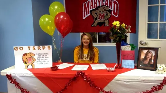 Sarah Faller on her Signing Day
