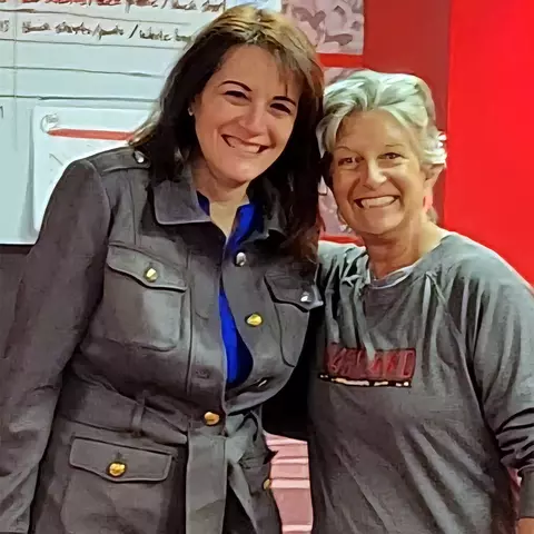 Lisa Wiederlight and Missy Meharg