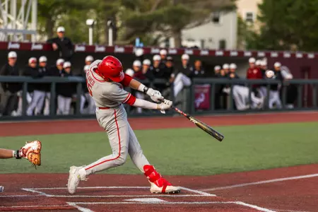 Catcher Alex Calarco (15)
Maryland Baseball doubleheader vs. Boston College at Eddie Pellagrini Diamond at Harrington Athletics Village in Chesnut Hill, MA on Saturday, May. 11, 2024.
Chris Lyons/Maryland Athletics
