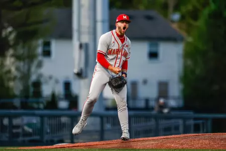 Pitcher Logan Berrier (0)
Maryland Baseball doubleheader vs. Boston College at Eddie Pellagrini Diamond at Harrington Athletics Village in Chesnut Hill, MA on Saturday, May. 11, 2024.
Chris Lyons/Maryland Athletics