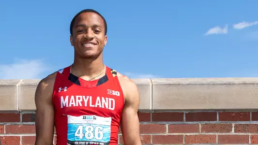 Kevin Collins at B1G Outdoor Championships