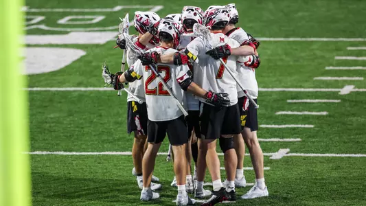 Maryland Team Huddle vs. Princeton