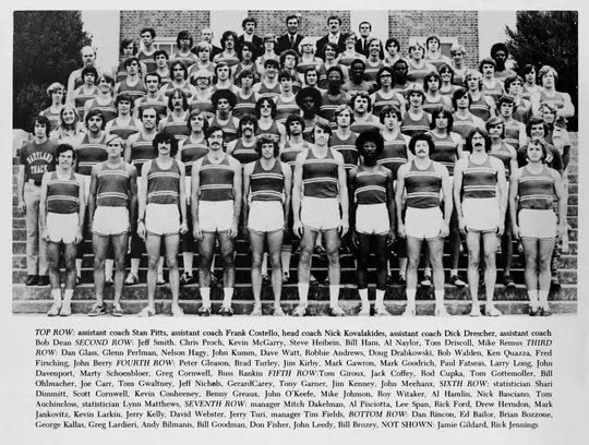 1974 Maryland Men's Track & Field Team