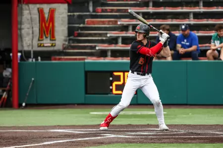 Catcher/Infielder Jack Calarco (15)
Maryland Baseball Games 2 & 3 vs. Penn State at Bob "Turtle" Smith Stadium in College Park, MD on Friday May 17, 2024.
Dylan Davies/Maryland Athletics