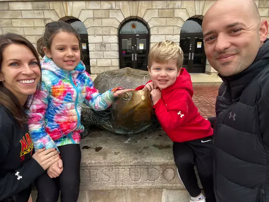 Michael and Kelly Marchiano with their family