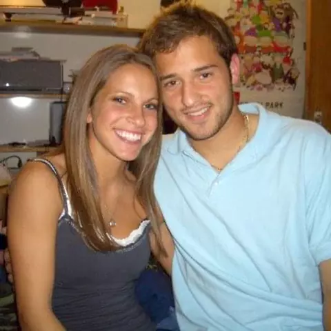 Michael Marchiano and Kelly Pry early in their time dating as Terrapin student-athletes